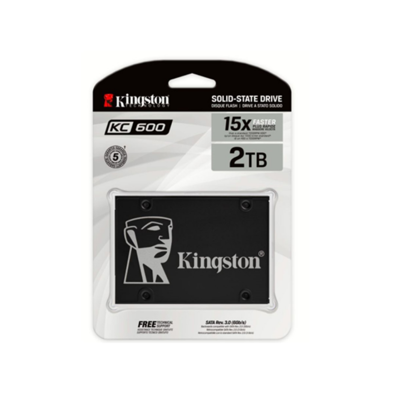 Disco De Estado Solido Kingston SSD 2048GB 2.5 Pulgadas Sata Rev 3.0