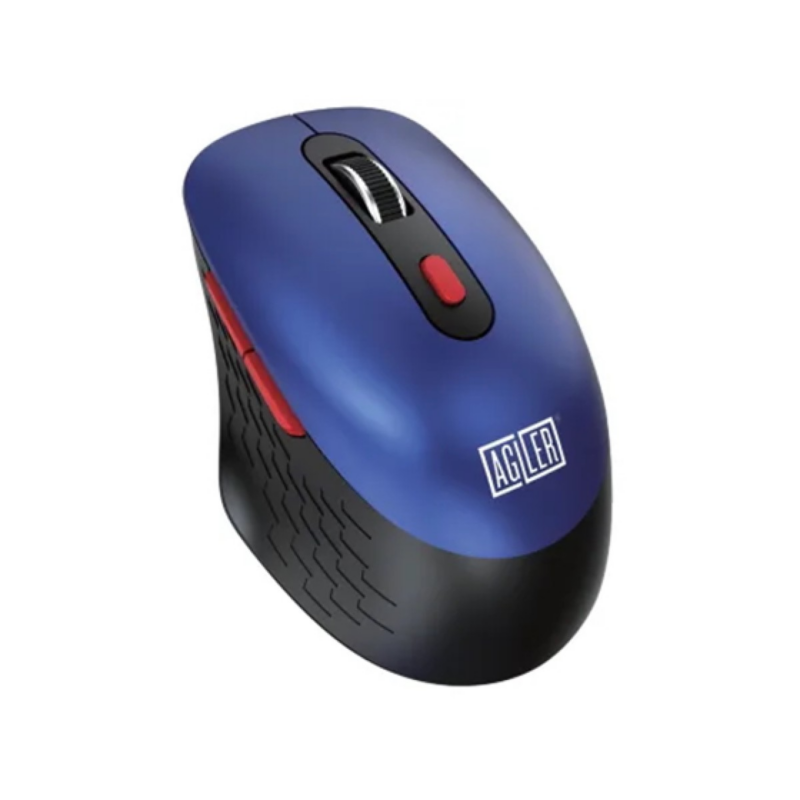 Mouse Wireless Ultra Compacto Agiler Agi-2095Bl Azul Nano Receptor