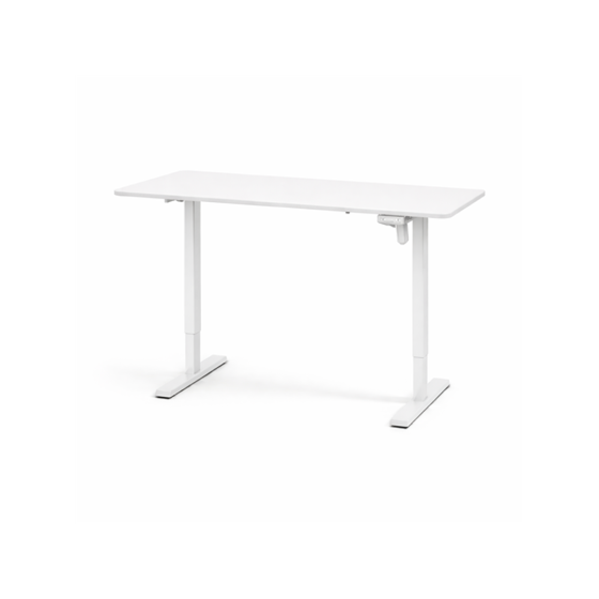 ESCRITORIO MYO DE ALTURA AJUSTABLE CON MARCO ELECTRICO MYO COLOR BLANCO 1200 X 600MM + LA BASE (SIT-DELECTW) VIENE EN CAJA APARTE (2 CAJAS)