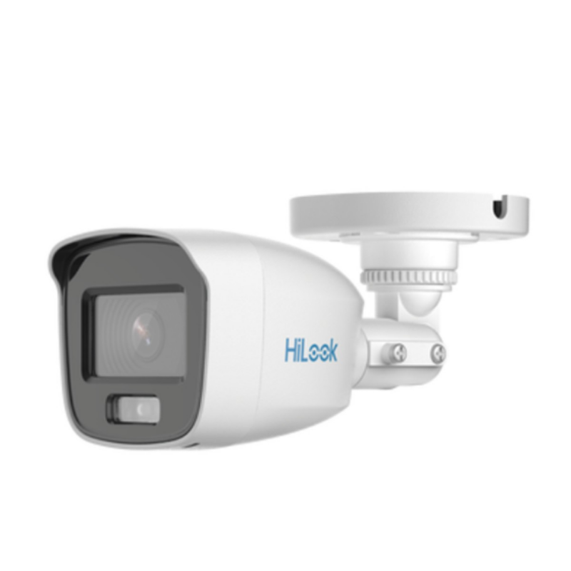 Cámara De Vigilancia Bullet Analógica Hilook Colorvu 2Mp Hd1080P