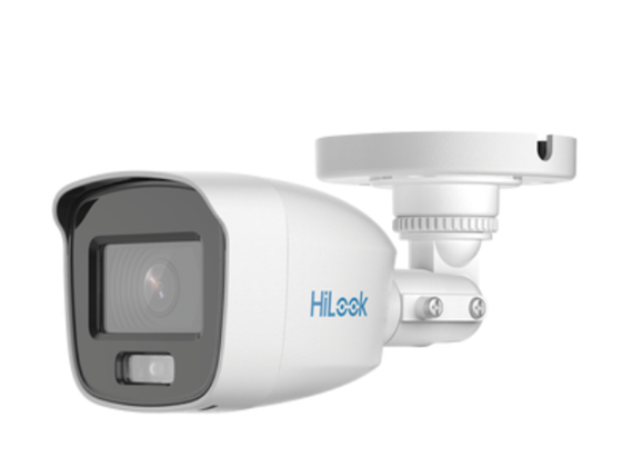 Cámara De Vigilancia Bullet Analógica Hilook Colorvu 2Mp Hd1080P