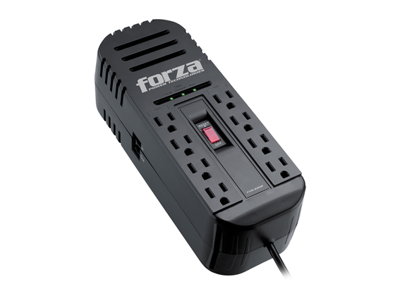 Regulador De Voltaje Forza FVR-2201 2200VA 110V 8 Tomas