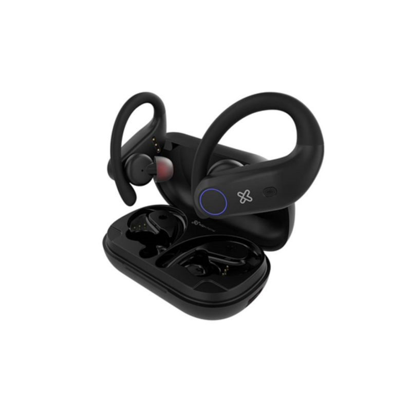 Audífono Bluetooth 5.1 Deportivo Klip Xtreme Buds Kte-500Bk 6H Reproducción