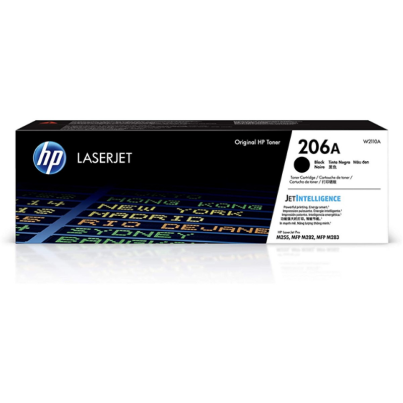 Toner Hp 206A W2110A Negro 1350 Paginas Laserjet M255Dw