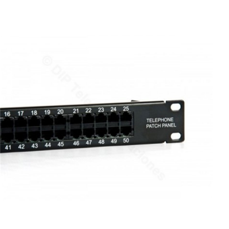 Patch Panel De 50 Puertos, Cat5E, Generico.