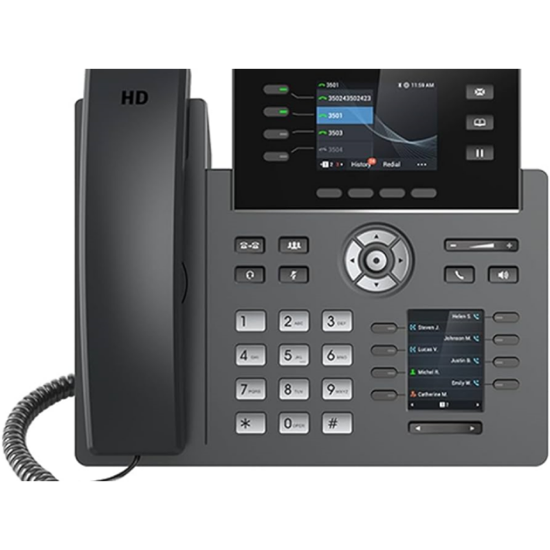 Teléfono Ip Grandstream Grp2614 4 Líneas 4-Sip Pantalla 2.8 Color Poe