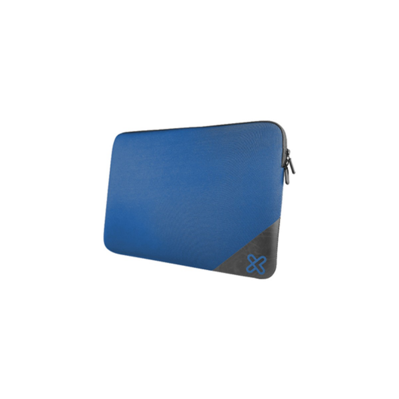 Bulto KlipX Azul 15.6" Sleeve Acolchado Diseño Liviano