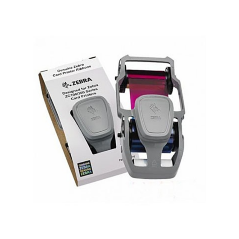 Cinta Para Impresora De Tarjetas Zebra YMCKO 800300-250LA ZC100 ZC300 200 Impresiones