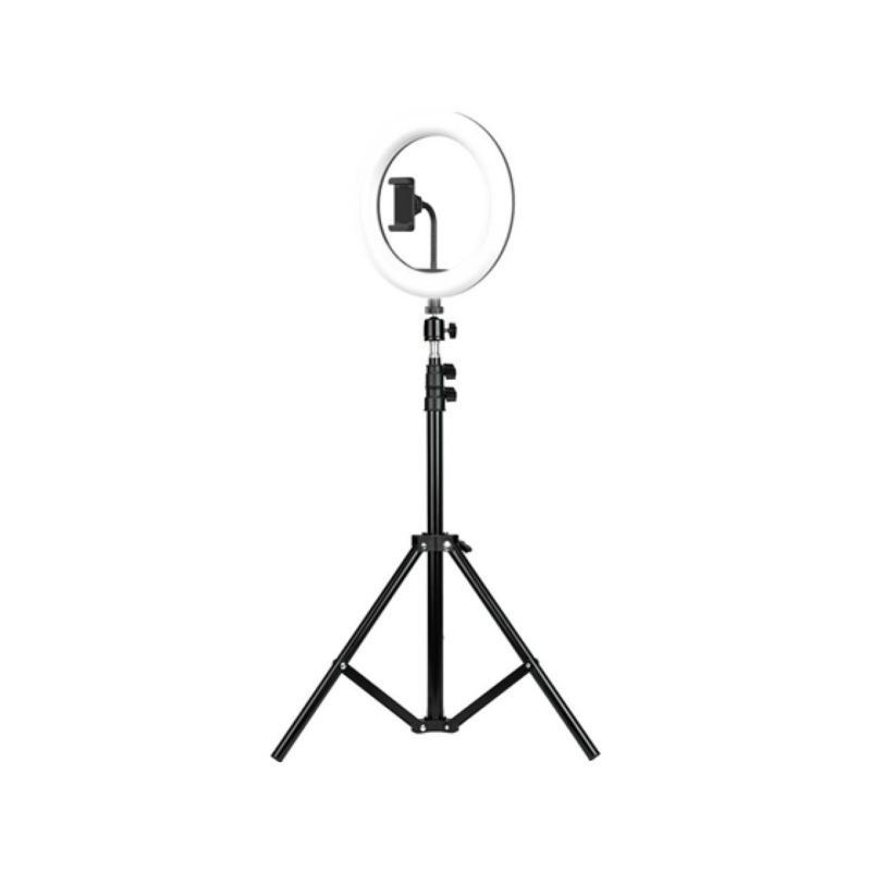 Trípode Portable Slide Vlogging Kit Para Celulares Con Aro De Luz 10"