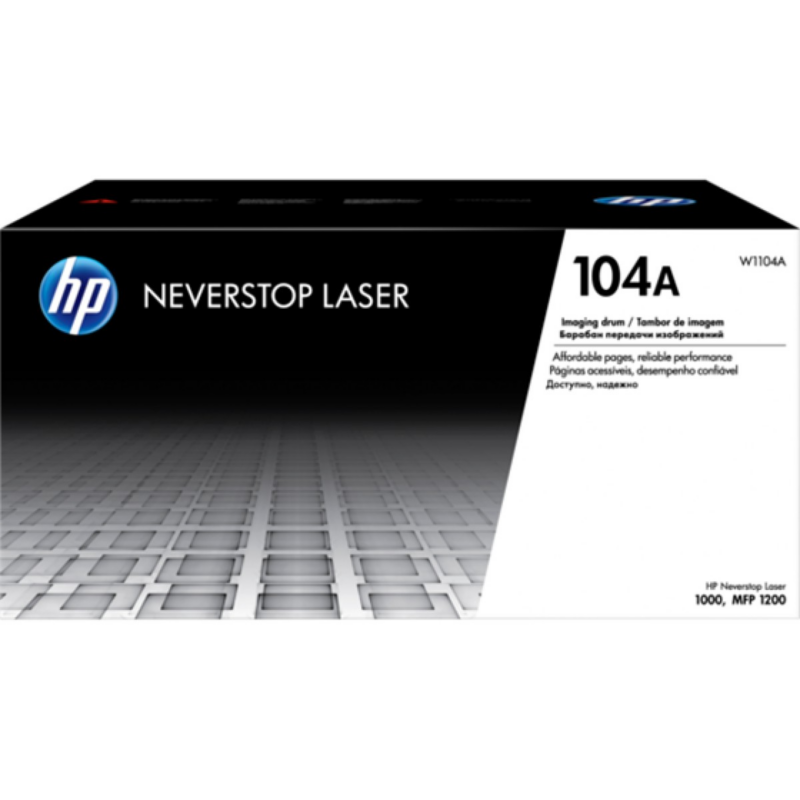 Toner Hp 104A W1104A Tambor De Imagen Negro 20000 Paginas