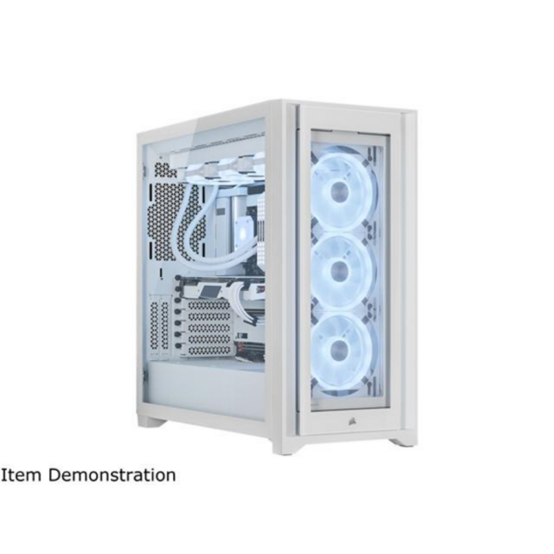 Case Mid Tower Corsair Icue 5000X Ql Edition Blanco