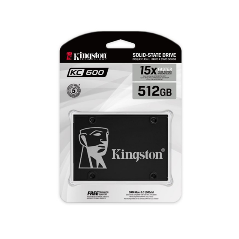 Disco De Estado Solido Kingston SSD 512GB 2.5 Pulgadas Sata3 Negro
