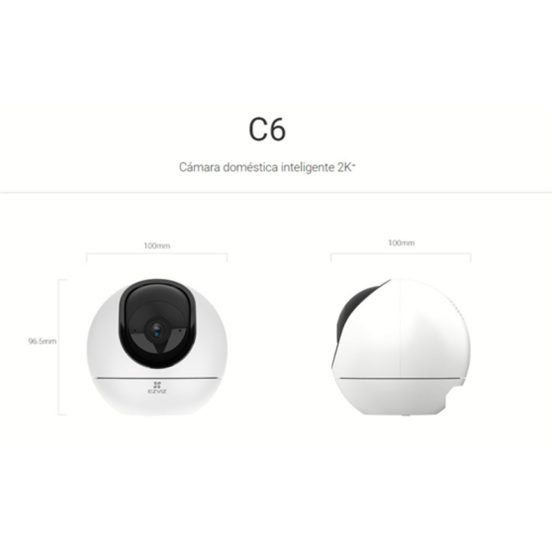 Camara Ezviz C6 2K 256GB Sd Detector De Movimiento Ir 10Mts