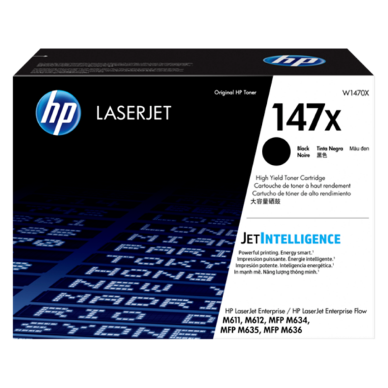 Toner Negro Hp 147X W1470X Para Laserjet 25,200 Páginas