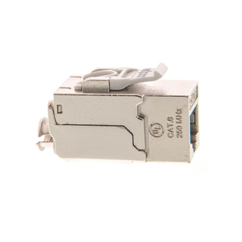 Jack Mini Keystone Nexxt Cat6 Tipo 110 Blindado Negro