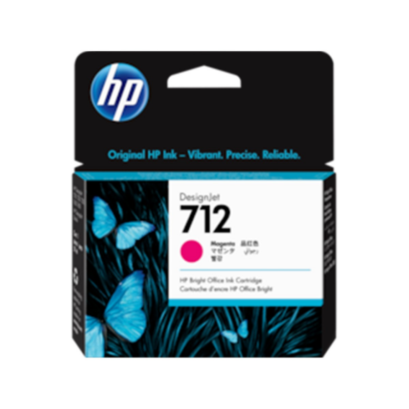 Cartucho Magenta Hp 712 3ED68A 29ML Para Designjet Studio Y T210-T650