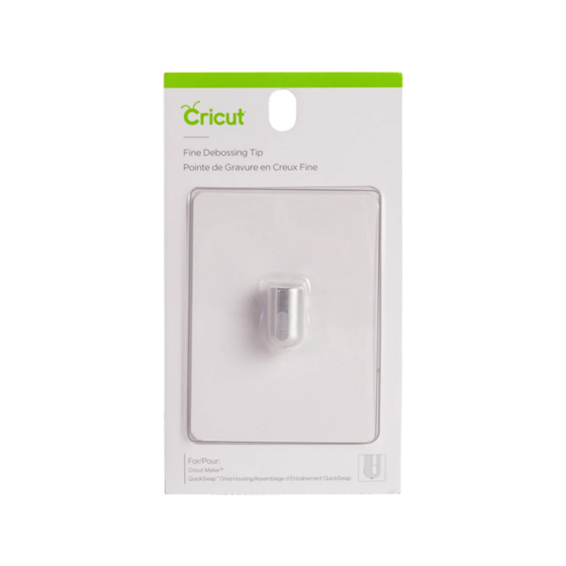 Cuchilla Cricut Grabado Fino 2.0 mm Plateado Profesional