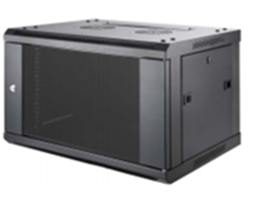 Gabinete De Pared 4U 19" Click Cam Con Puerta De Cristal Templado