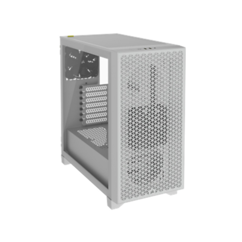 Case Corsair 3000D Airflow Mid Tower Blanco con Vidrio Templado