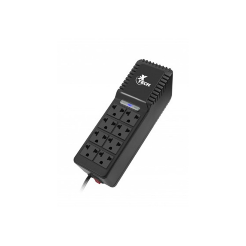 Regulador De Voltaje 1000Va Xtech Xtr-1002 Con Supresión De Sobretensión
