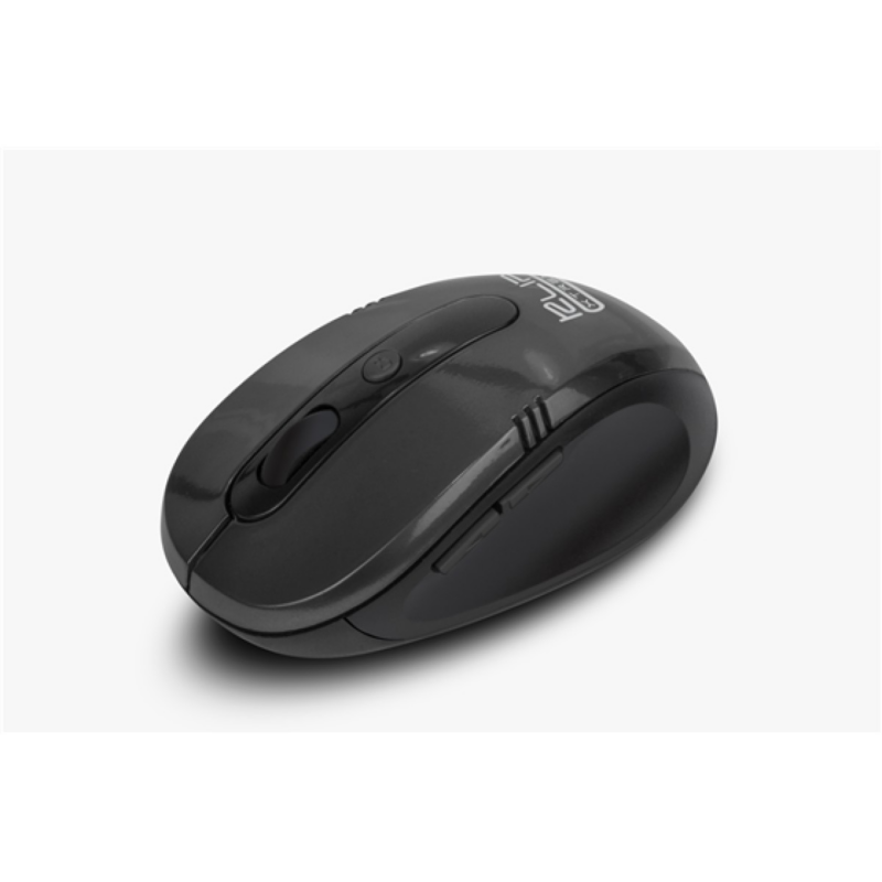 Mouse Klipx Vector Optico 5 Botones 1600 Dpi 2.4 Ghz Negro