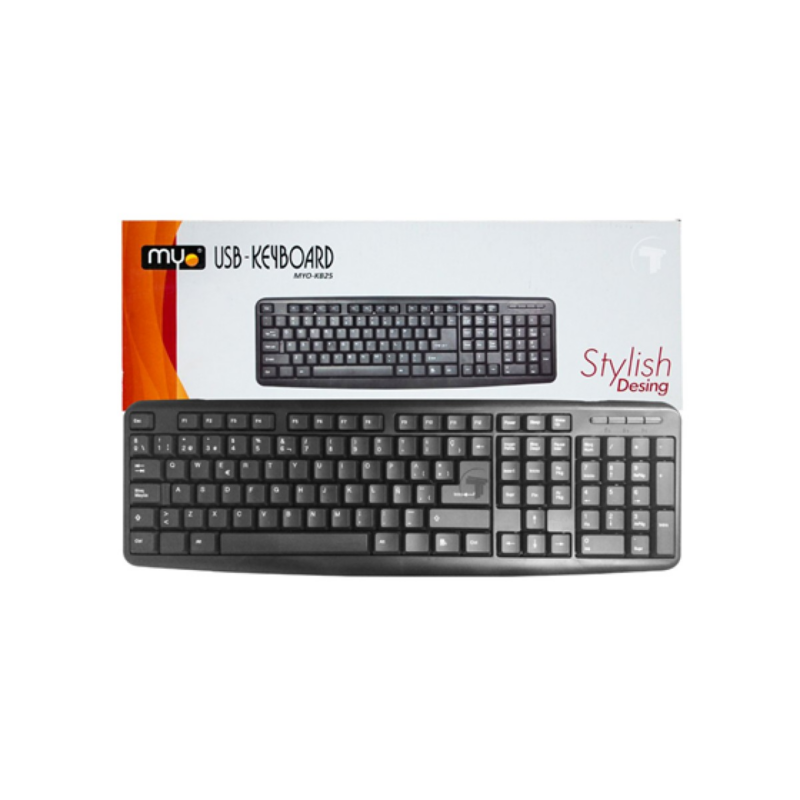 Teclado USB Español Myo Kb25 Negro