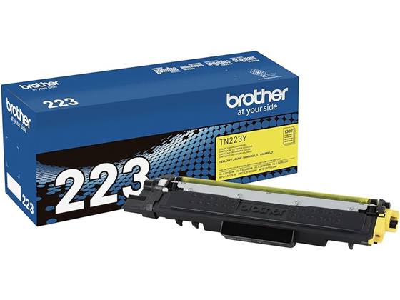 Toner Brother Tn223Y Amarillo 1300 Paginas Para Impresora Mfcl3710Cw