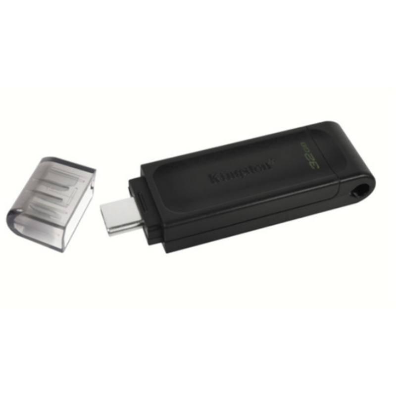Memoria USB-C Kingston Data Traveler 70 32GB Negra