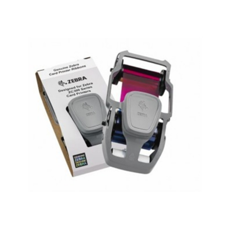 Cinta Para Impresora Zebra ZC300 Color YMCKLL 200 Impresiones Marca De Agua