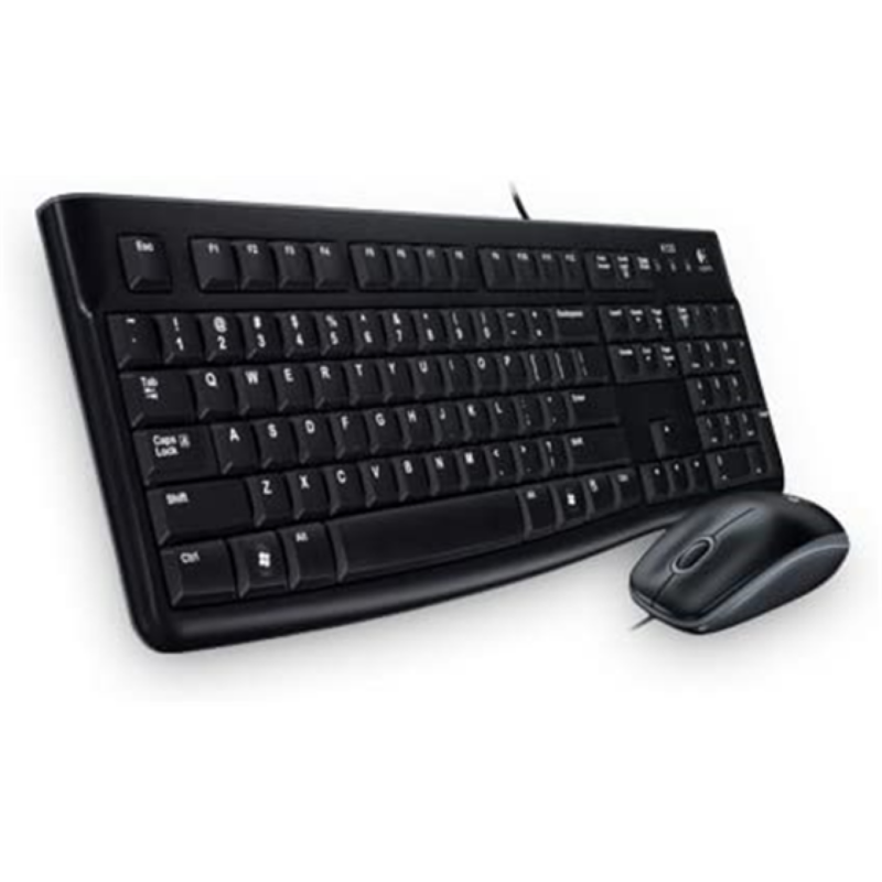 Teclado Mouse Logitech Mk120 Combo USB Español