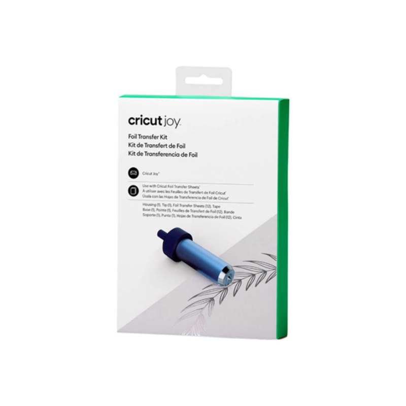 Kit De Transferencia Cricut Foil Azul 12 Hojas Papel Aluminio