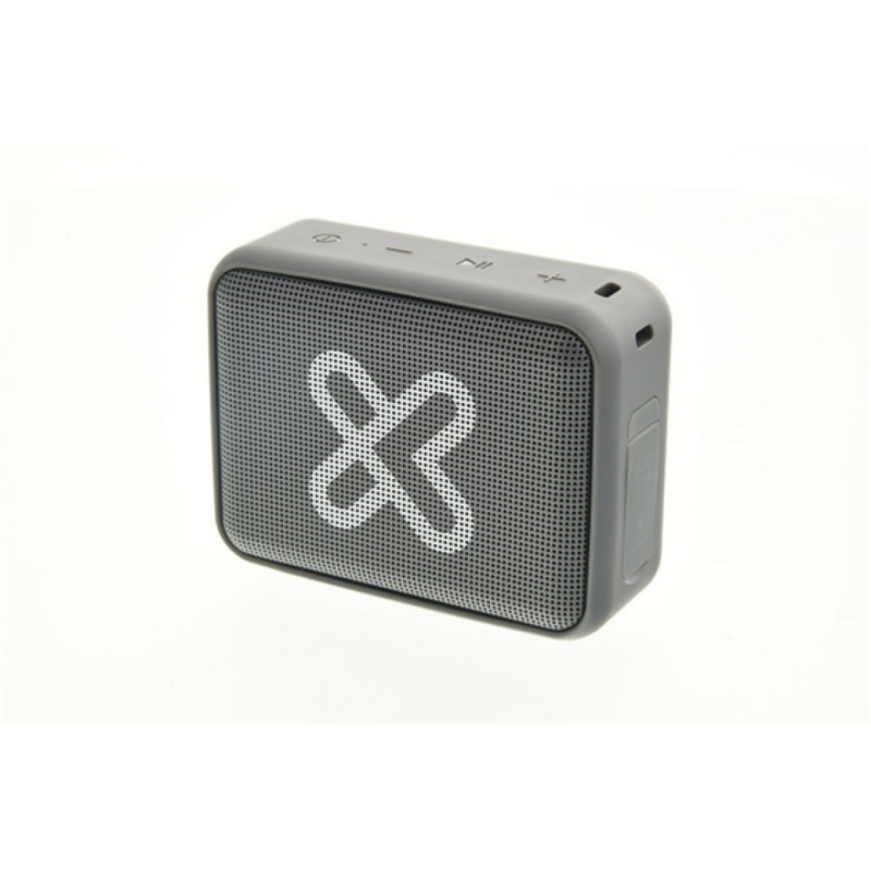 Bocina Bluetooth Klipx Nitro Kbs-025Gr 6W Rms Ipx7 Resistente Al Agua