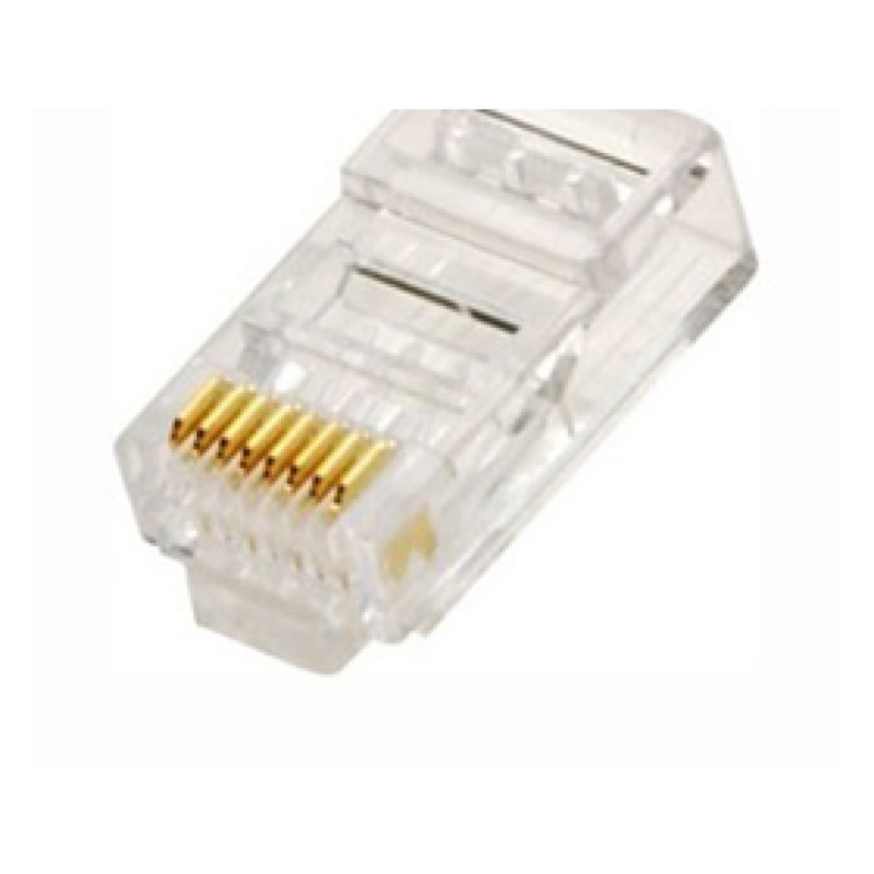 Conector RJ45 Para Red Cat5E (Pack 100 unidades)