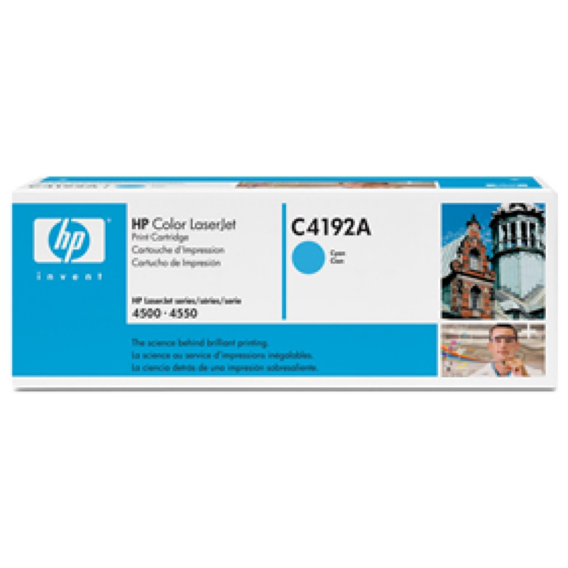 Toner Hp C4192A - Cyan - 6,000 Paginas - Para Impresora Laserjet 4500