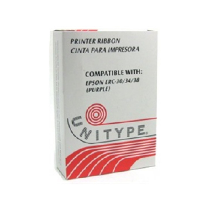 Cinta Para Impresora Unitype Color Púrpura Compatible Epson Y Samsung ERC-3X