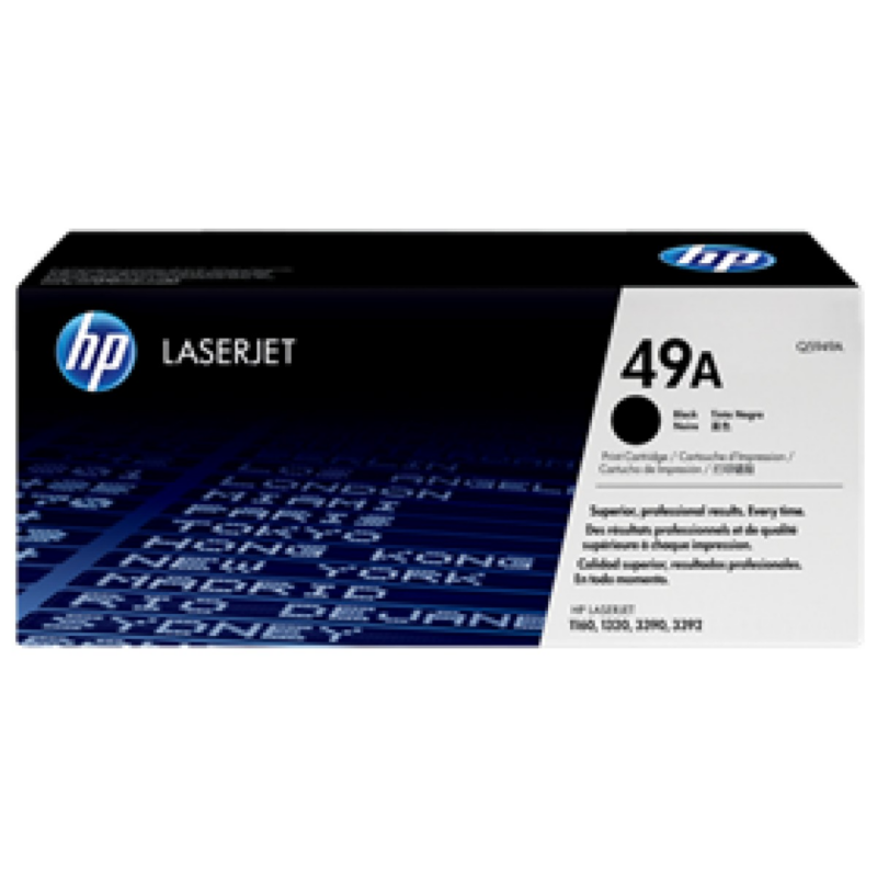 Toner Hp 49A - Q5949A - Negro - 2,500 Paginas - Para Impresora Laserjet 1320