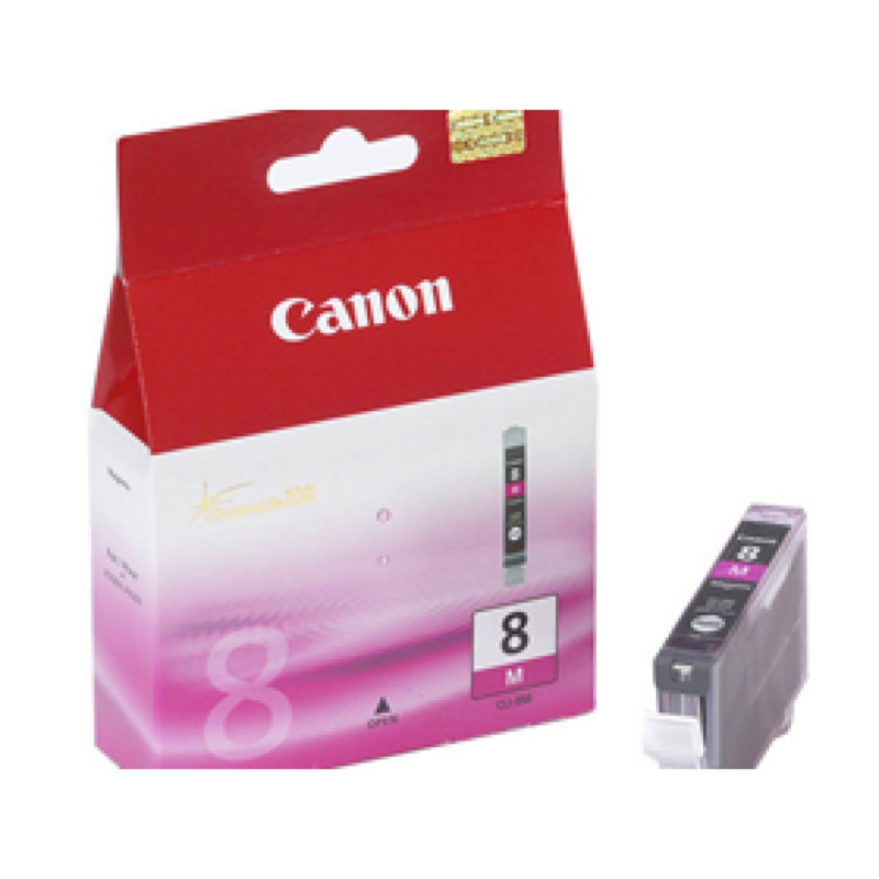 Cartucho Canon Cli-8 Magenta, Compatible Con Pixma Ip4200, Ip5200, Mp800  Trm16Bdj10