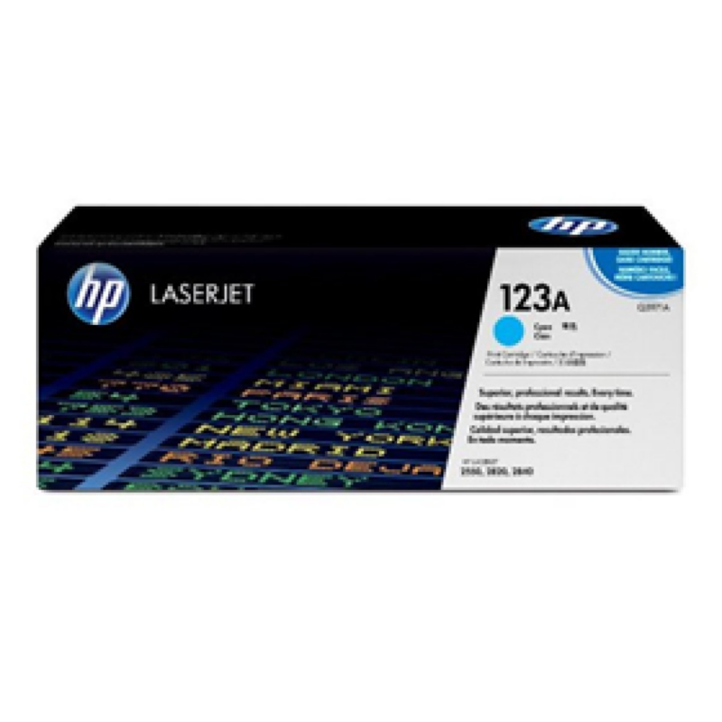 Toner Hp 123A - Q3971A - Cyan - 2,000 Paginas - Para Impresora Laserjet - 2800/2820/2840