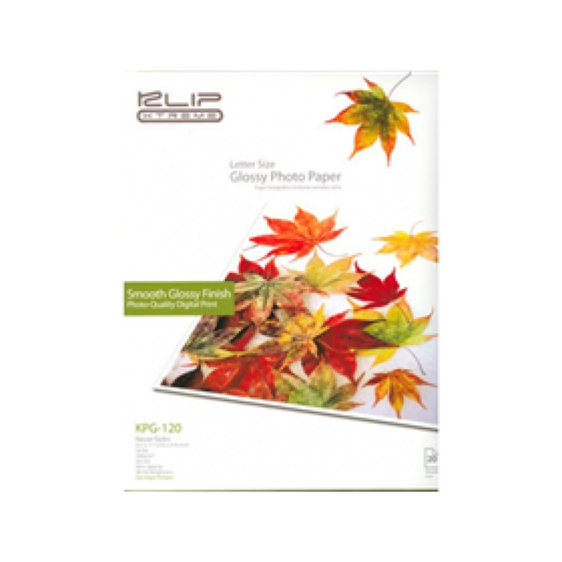 Papel Glossy Klipx 8.5X11 20 Pack 200Gm Ap100Klx01 Trm13Bdj3