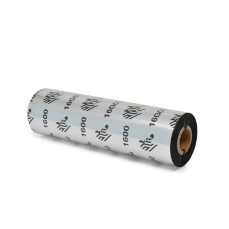Cinta Zebra 1600 Cera Transferencia Termica 110mm X 70M Negra