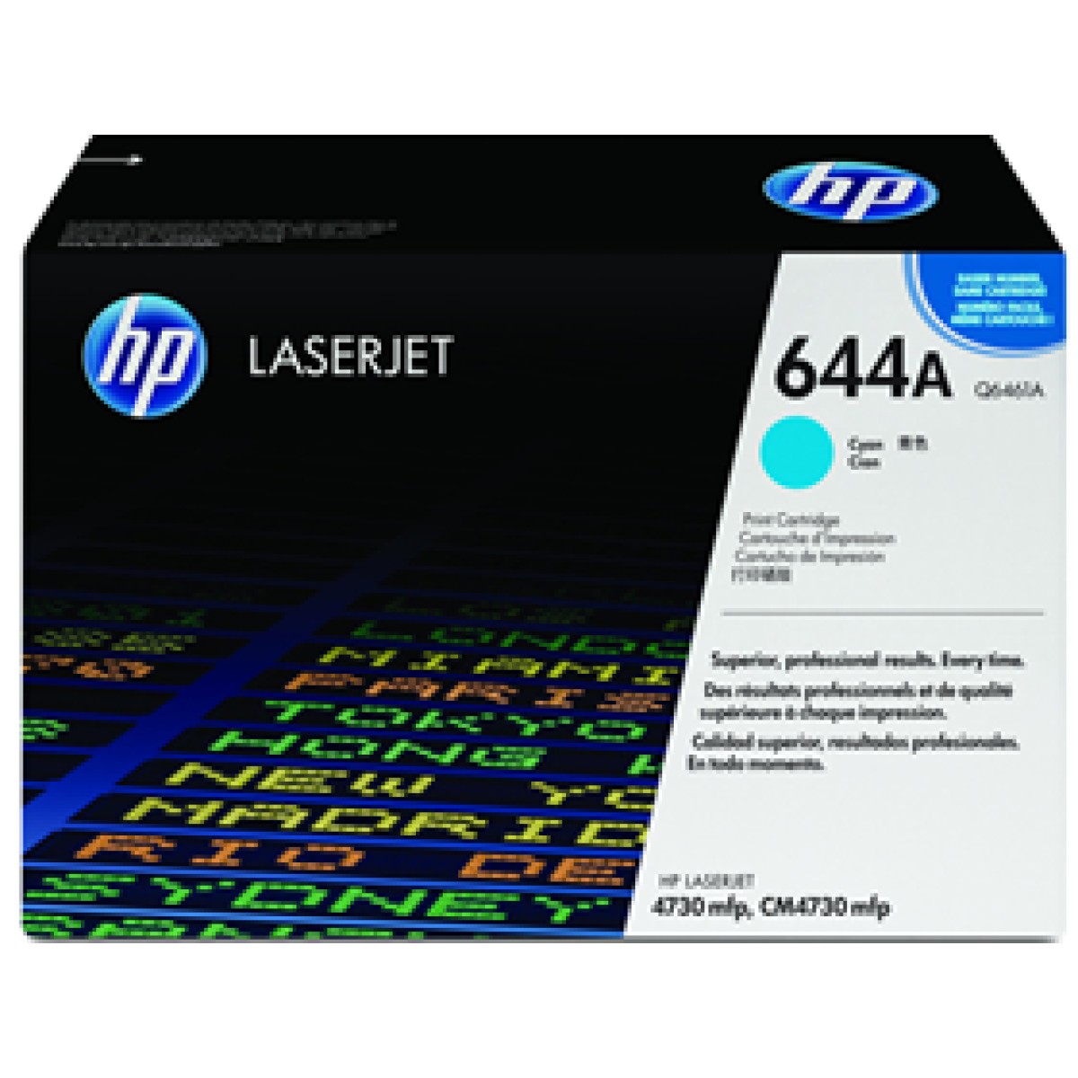 Toner Hp 644A - Q6461A - Cyan - 12,000 Paginas - Para Impresora Laserjet Color - 4730 Mfp- Cyan