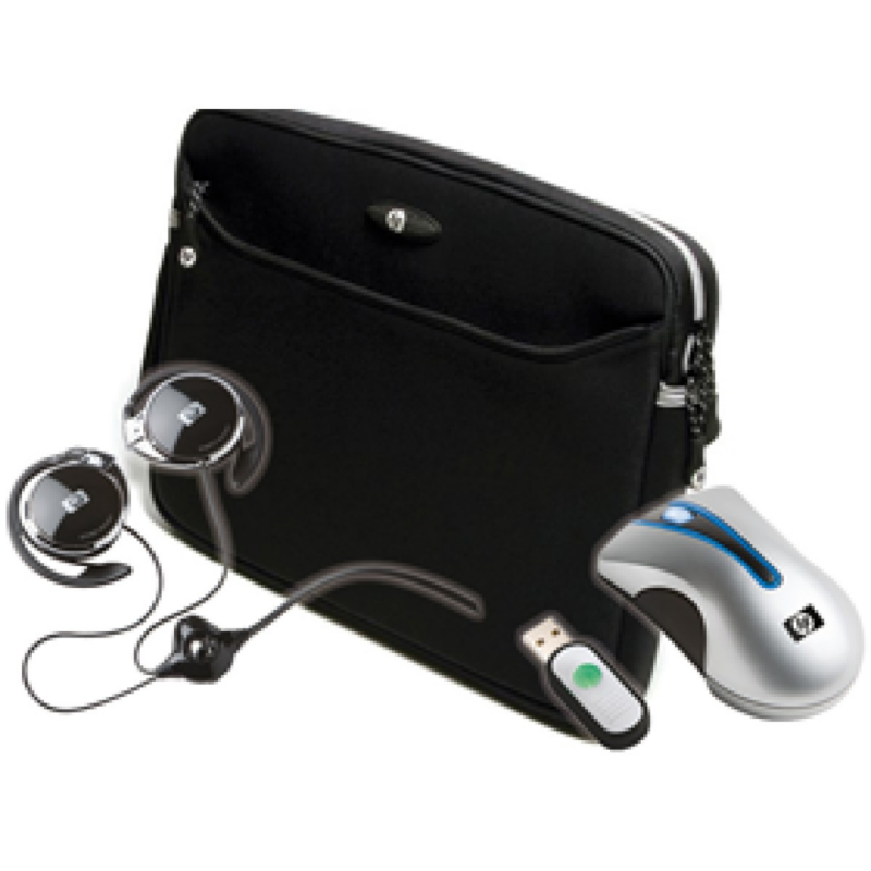 Kit Portátil Hp Para Notebook Con Mouse Óptico Wireless Y Headset Fz438Aa#Abl