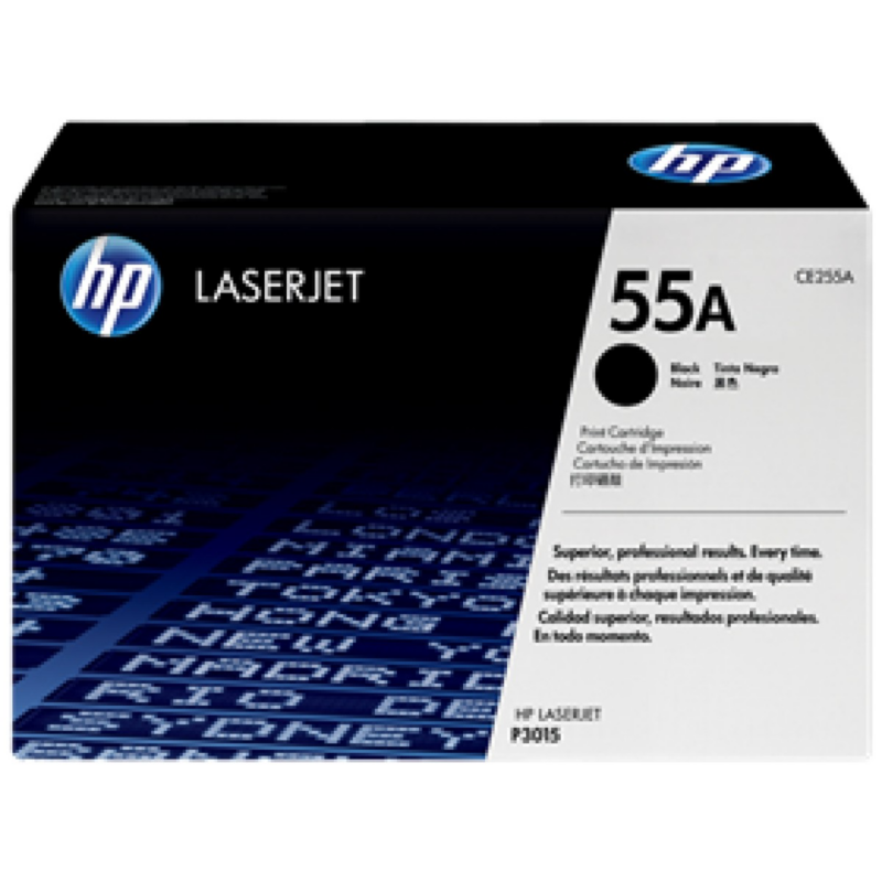 Toner Hp 55A - Ce255A - Negro - 6,000 Paginas - Para Impresora Laserjet P3011 P3015, M521Dn