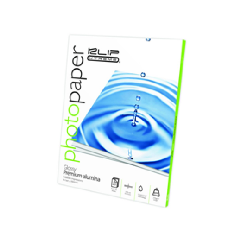 Papel Glossy Klipx Photo Alumina A Prueba De Agua 8.5X11 Ap100Klx06