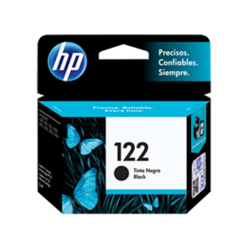 Cartucho Negro Hp 122 CH561HL 2ML Para Impresora Hp Aio 2050 Deskjet