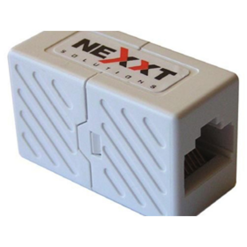 Empalme (Couple) Para Cable RJ45, Cat5E, 50U" Gold