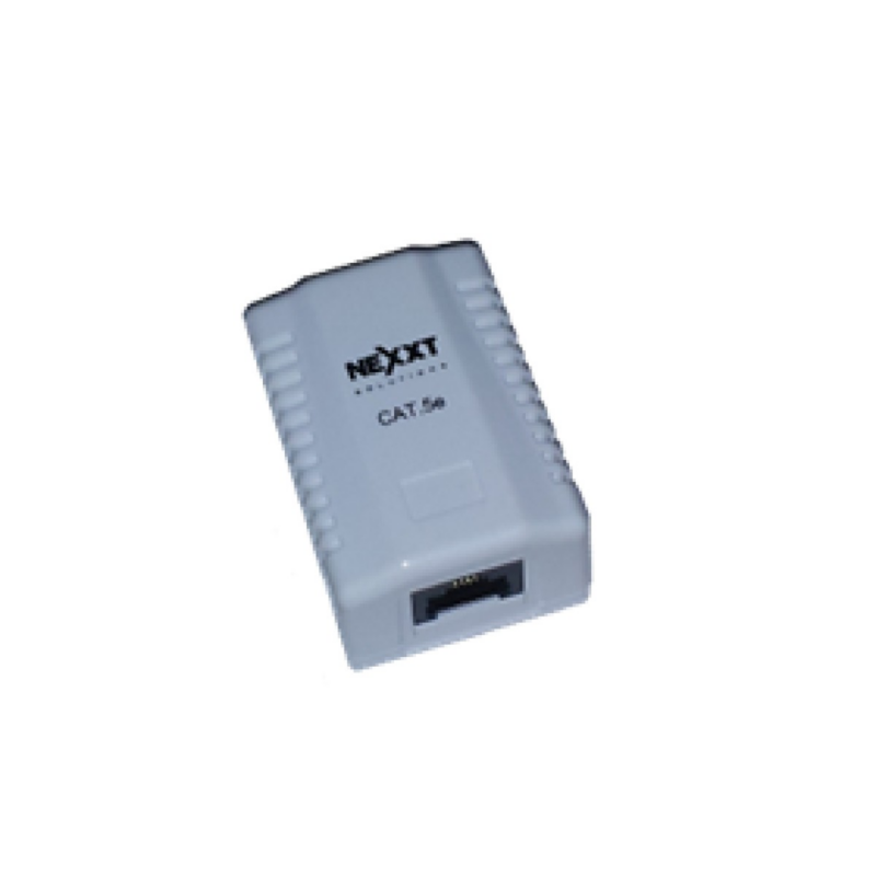 Caja De Superficie Nexxt 1 Puerto RJ45 Cate5E Blanco
