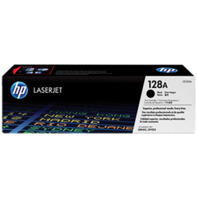 Toner Hp 128A - Ce320A - Negro - 2,000 Paginas - Para Impresora Color Laserjet - Cp1525Nw, cm1415Fnw