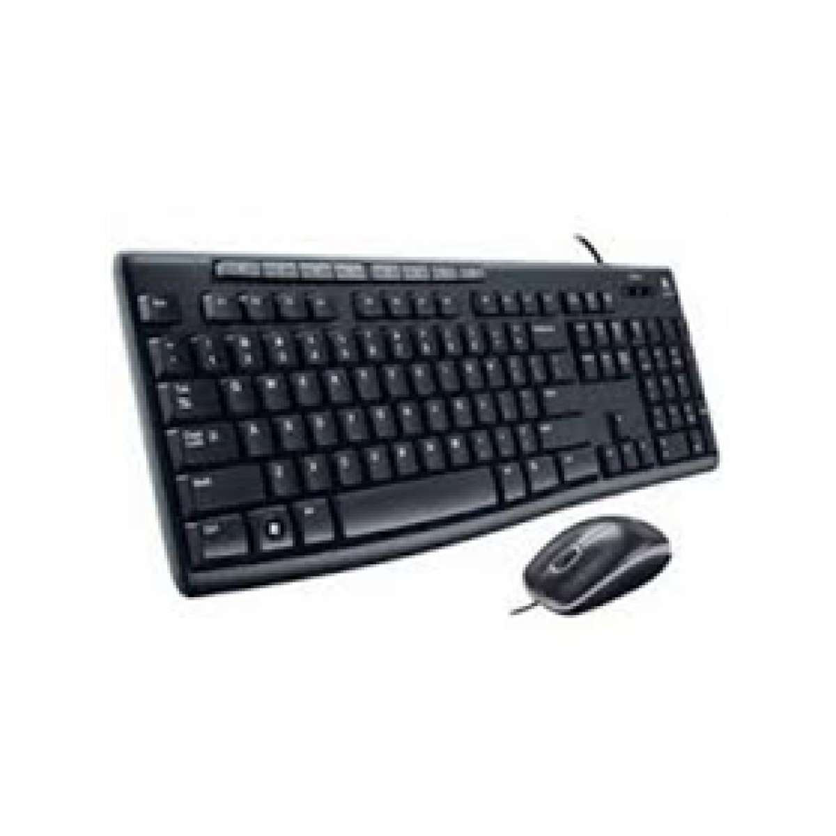 Teclado Mouse Logitech Mk200, Media Combo, Interfaz USB, Negro, Con Cable. Español