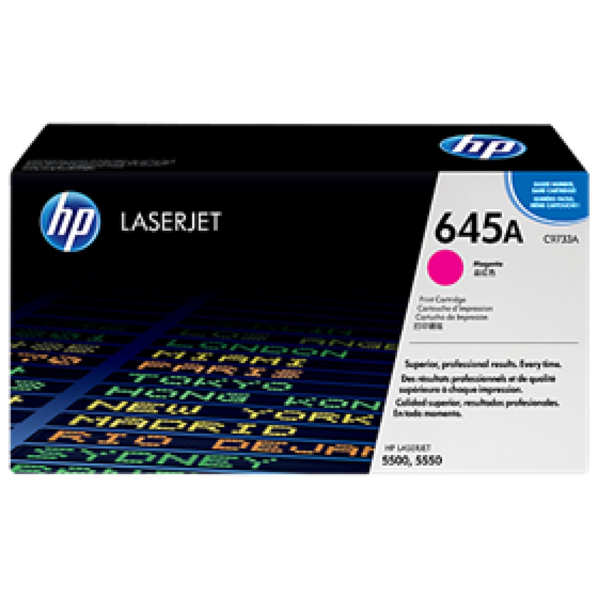 Toner Hp 645A - C9733A - Magenta - 12,000 Paginas - Para Impresora Laserjer Color 5500, 5550